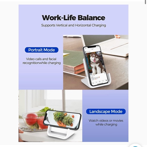 🩵final markdown 🩵Wireless Charging Stand Qi-Certified - Picture 11 of 14
